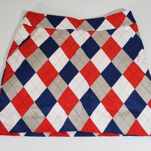 Loudmouth Golf Skirt Argyle Diamond